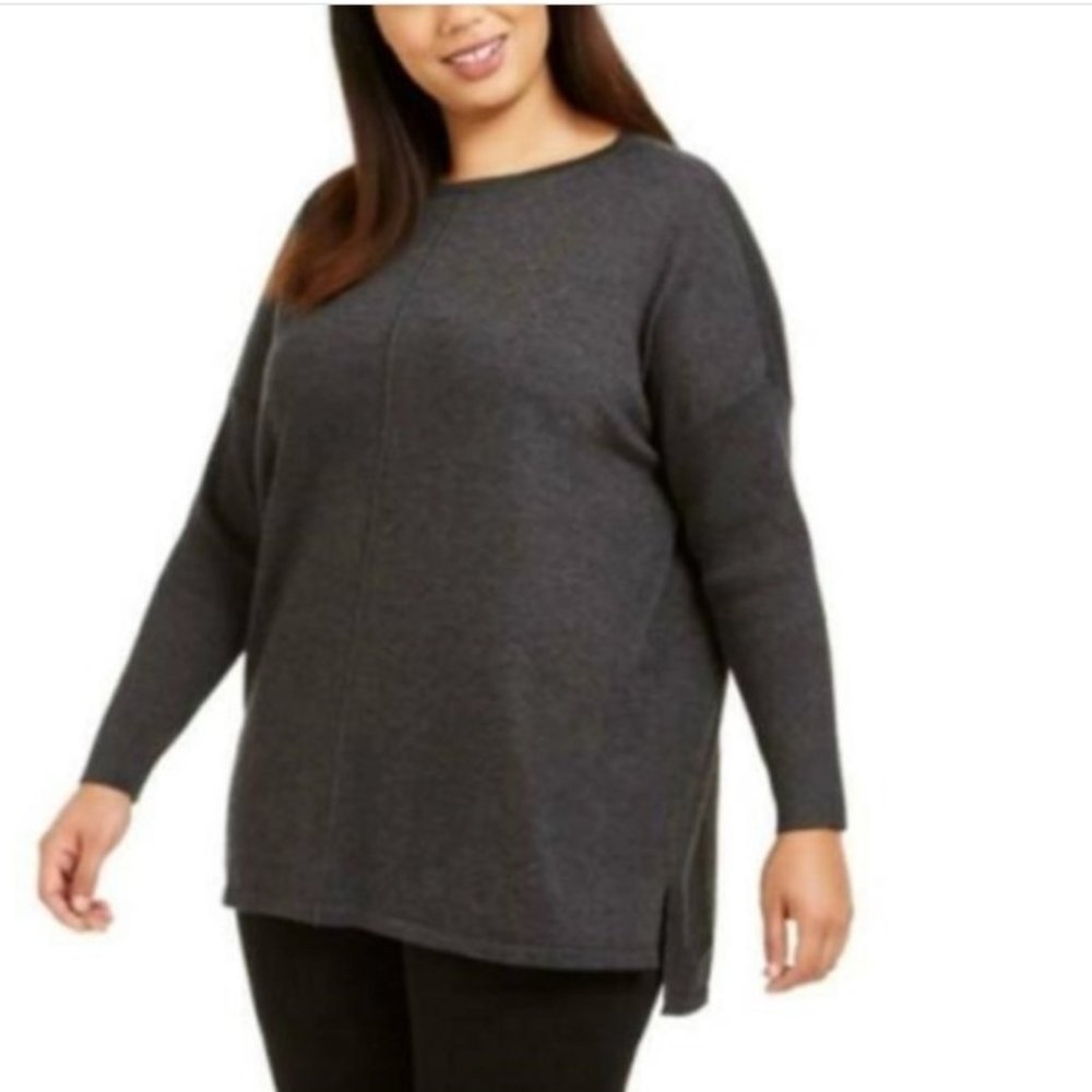 NWT Style & Co Women's Plus Size Black Tunic
